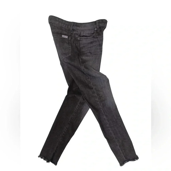Joe’s  Jeans Skinny Raw Hem Black Size 26 - Picture 6 of 11